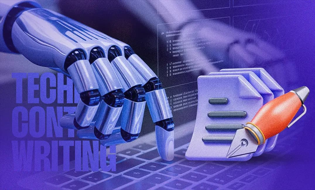 Technical Content Writing service hero by Ziron pro